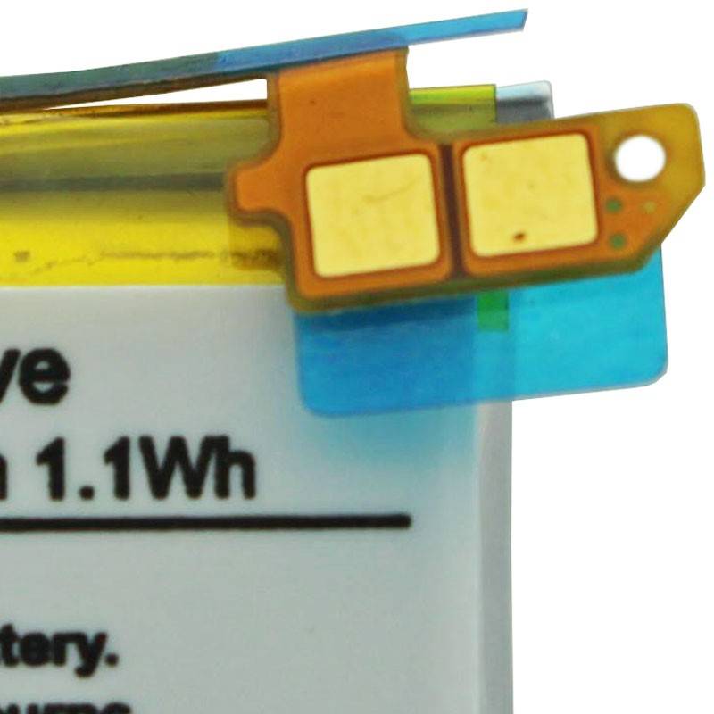 Batteria adatta per Samsung Gear Live, SM-R382, Samsung EB-BR382FBE, batteria ai polimeri di litio 3,7 Volt 300 mAh-2