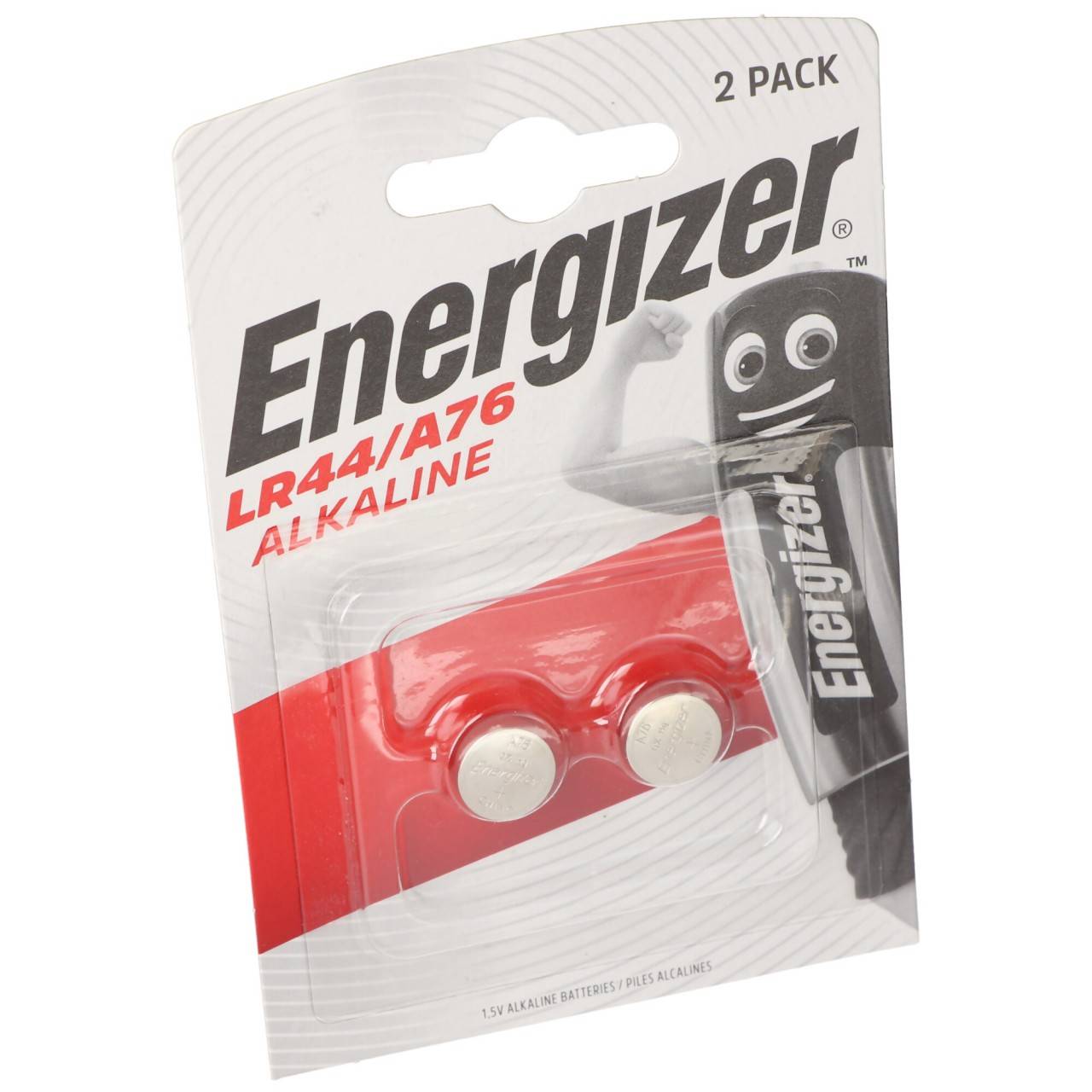 Energizer LR44 pacco da 2 pile a bottone V13GA, A76, 82, LR1154, 357A pacco da 2-0