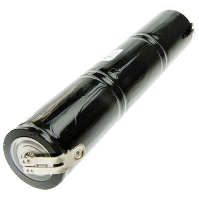 Batteria per illuminazione di emergenza, illuminazione di emergenza 3,6 volt, 4000 mAh con contatto da 6,3 mm e 4,8 mm-0