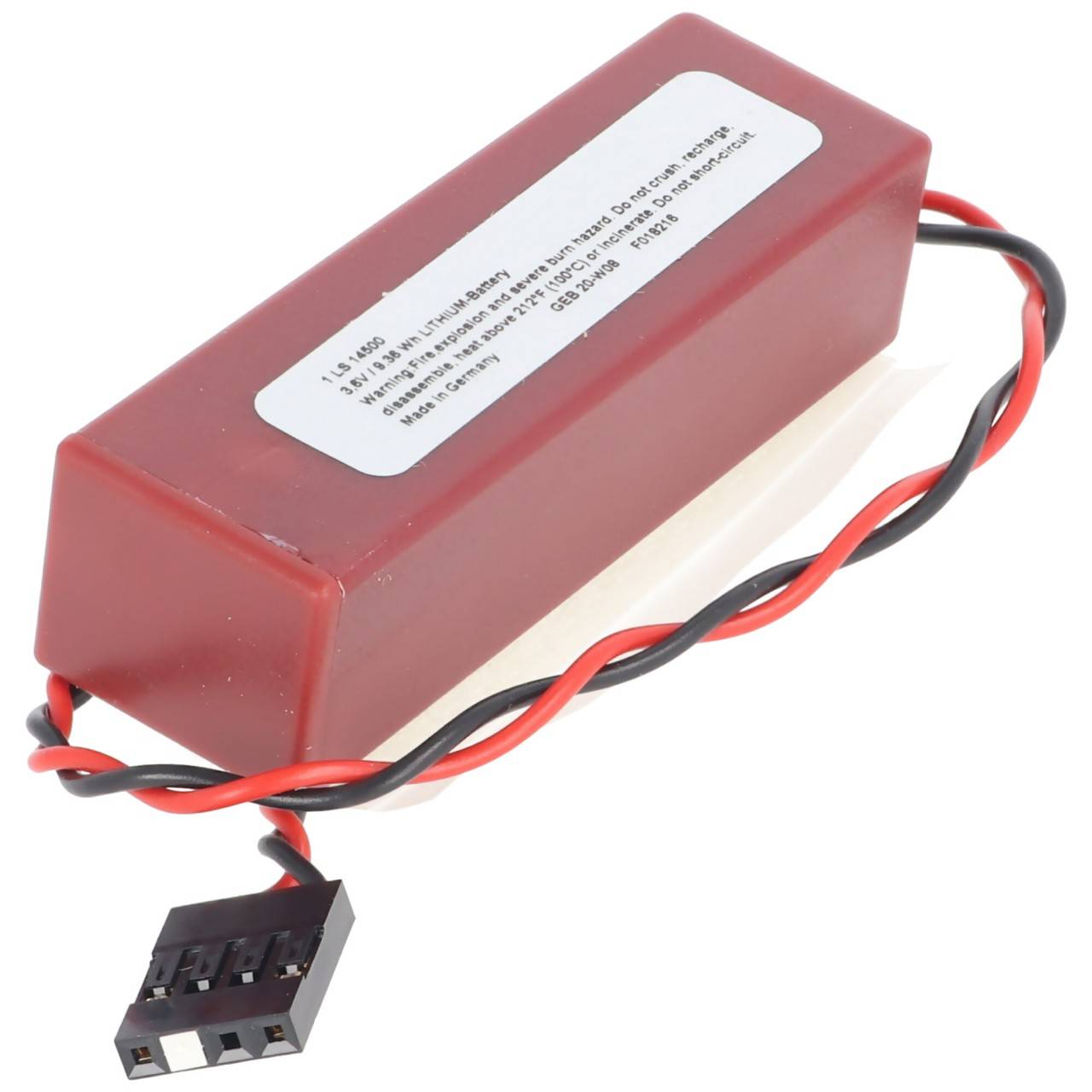 Saft Lithoguard 1LS14500 Batteria al litio cloruro di tionile Tadiran TL-5242/W-2