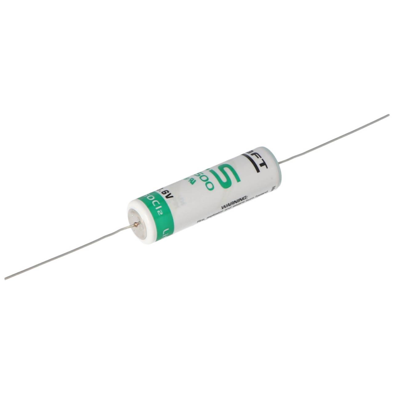 Batteria al litio SAFT LS14500CNA con connessione a filo assiale-3