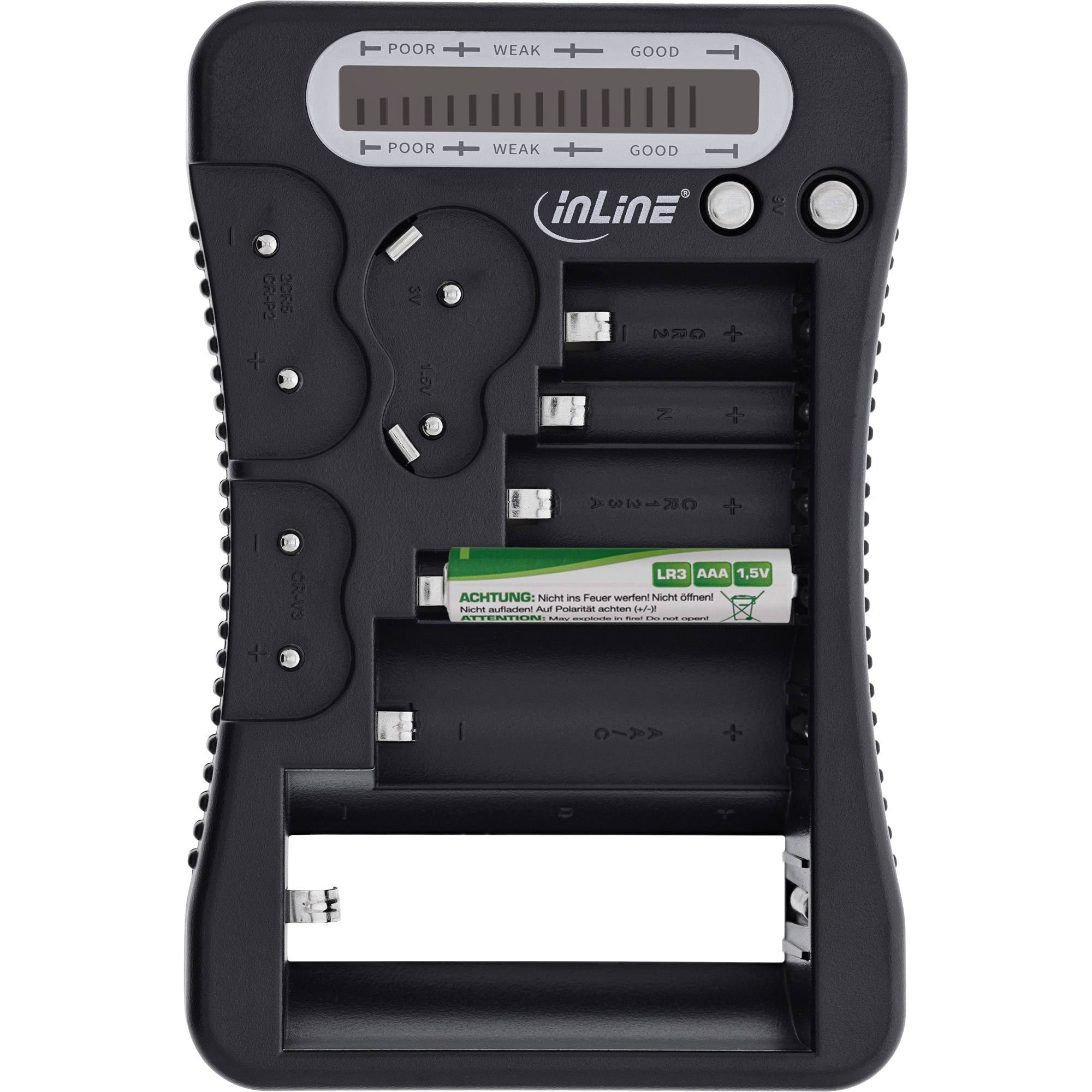 Tester Universale per batterie standard, bottone, 9V, con display LCD-2