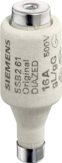 Siemens - 5SB231 - Siemens Dig.Industr. Diazed-Sicherungseinsatz GL DII E27 6A 500V 5SB231-0