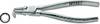 Hazet 1846B-1 Pinza per anelli di sicurezza Adatto per (Pinze per anelli) Anelli interni 10-25 mm Forma della punta piegata a gomito 90°