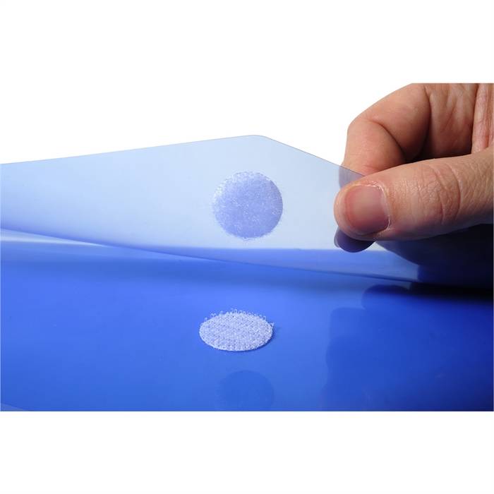 Busta a Perforazione Universale con Bottone in Velcro Exacompta - PPL - 24x32 cm - 57380E (Assortiti Trasparenti Conf. 5-1