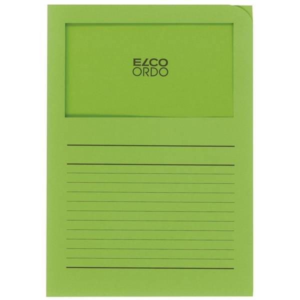 Buste protettive ELCO DIN A4 verde intenso 120 g/mq