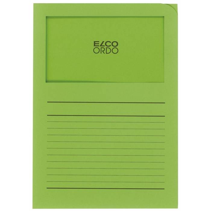 Buste protettive ELCO DIN A4 verde intenso 120 g/mq-0