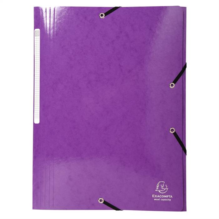 Cartelle 3 L c/elastici Iderama A4 col ass. Exacompta (Conf.25)-1