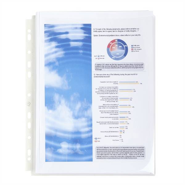 Exacompta 5507E foglio di protezione 210 x 297 mm (A4) Polipropilene (PP) 10 pz