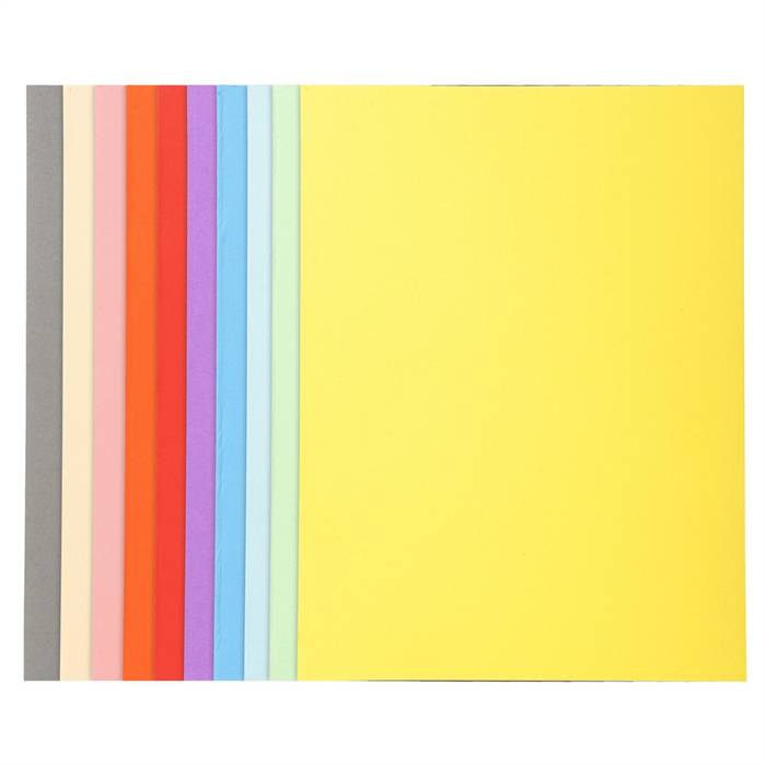 Cartellina in Cartoncino Forever Exacompta - Semplice - 24x32 cm - 220 g - 410000E (Assortiti Conf. 100)-1