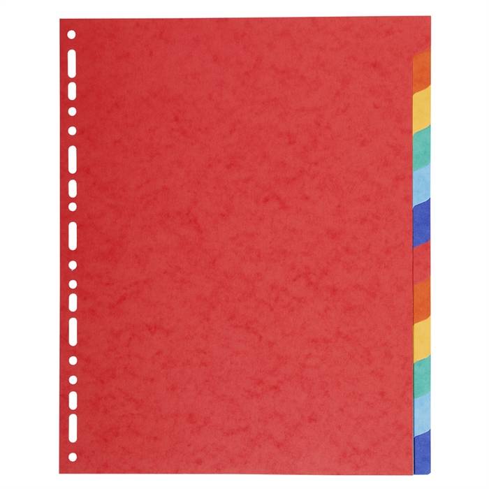Divisori in Cartoncino Riciclato Forever Exacompta - A4 Maxi - 12 Tasti - 2112E (Assortiti)-0