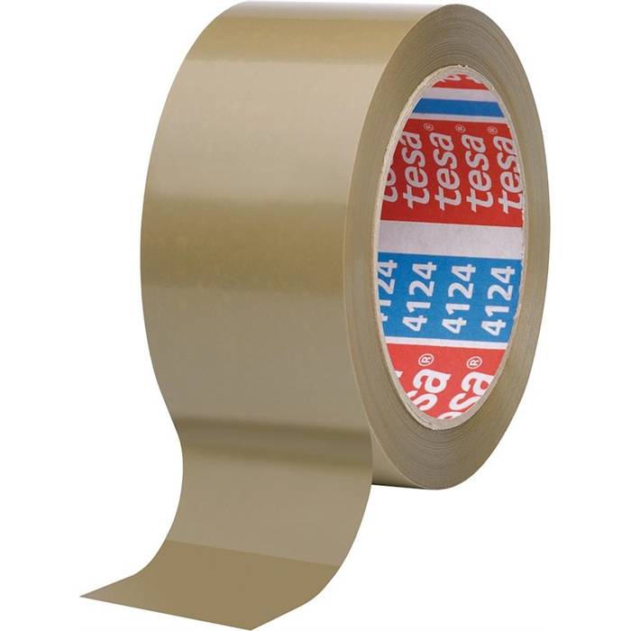 tesa pack Verpackungsklebeband PVC, 66m x 50mm, braun (04124-00096-00)-0