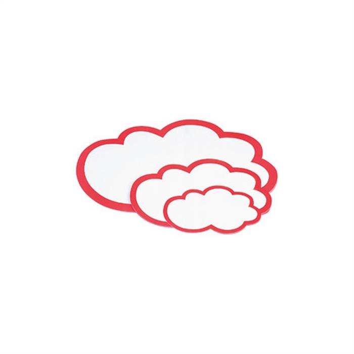 Carte di moderazione magnetoplan 43,0 x 26,5 cm bianco/rosso-0