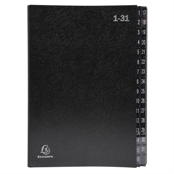 Classificatore numerico 1/31 Ordonator - 25x33 cm - nero - Exacompta-0