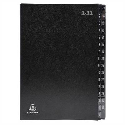 Classificatore numerico 1/31 Ordonator - 25x33 cm - nero - Exacompta-0