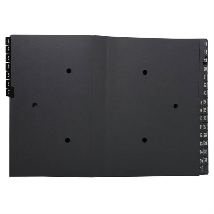Classificatore numerico 1/31 Ordonator - 25x33 cm - nero - Exacompta-1