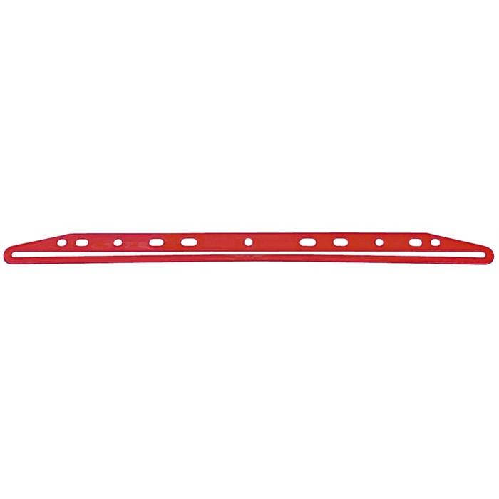 Dorso a foratura universale per stampati Q-Connect 30 cm rosso scatola da 100 - KF02284-0
