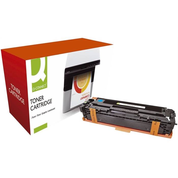Toner Q-Connect compatibile con HP CB541A - ciano KF10822