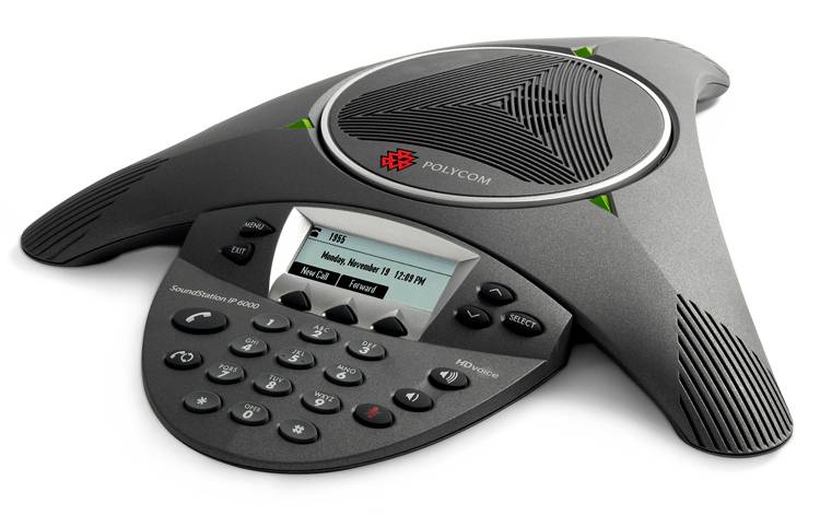 Polycom Soundstation Ip6000 Conferenza Tastierino Voip Ip Phone Poe Telefono-1