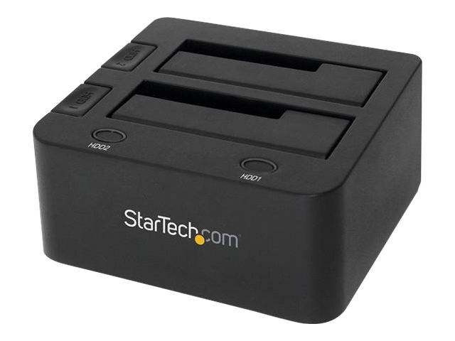 StarTech.com Docking Station USB 3.0 per doppio Hard Disk SSD / SATA da 2.5" / 3.5" con UASP SDOCK2U33-0