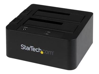 StarTech.com Docking Station USB 3.0 per doppio Hard Disk SATA / eSATA SSD da 2,5"/3,5" con UASP SDOCK2U33EB-0
