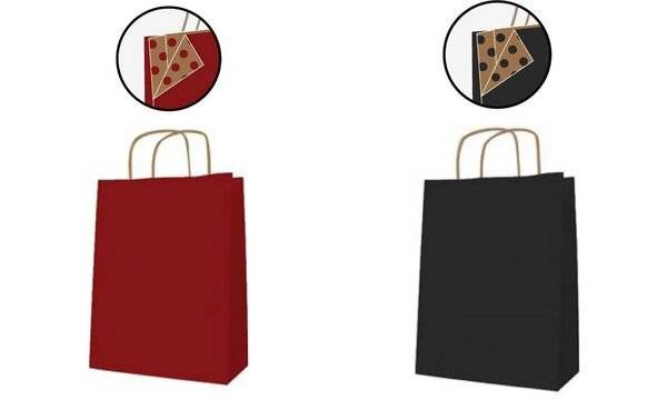 Le borse Kraft nere sono un'opzione elegante e funzionale per qualsiasi attivitÃ . Misurando 25 x 11 x 31 cm, queste bor-0