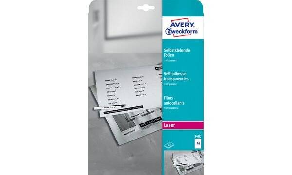 Lamine laser AVERY Nutzform 3480 trasparenti-5
