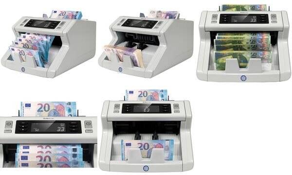 Macchina conta banconote SAFESCAN 2250 25 x 29,5 x 18,4 cm (L x A x P) per impiego universale 1 scomparto grigio-2