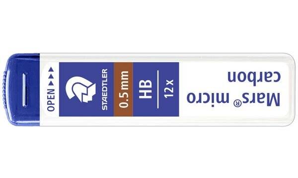 Astuccio 6 mine 1.3mm MARS�MICRO 250 13-HB STAEDTLER (Conf.12)-0