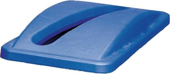 Rubbermaid 0086876147636 Coperchio Polietilene (L x L x A) 520 x 290 x 70 mm Blu 1 pz.-1