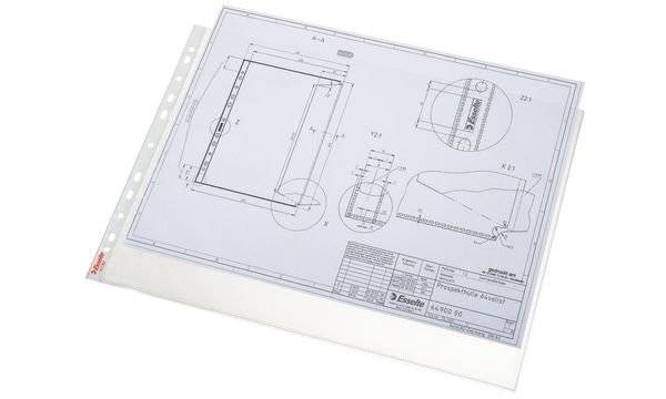 Esselte 55230 foglio di protezione (Ficka PP A3L 75my klar 50 st)