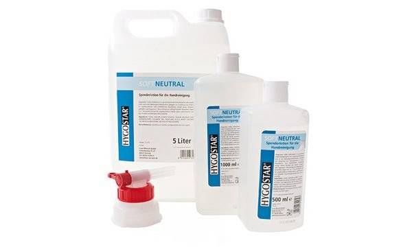 Sapone HygoClean per la pulizia delle mani, 0,5 litri, inodore