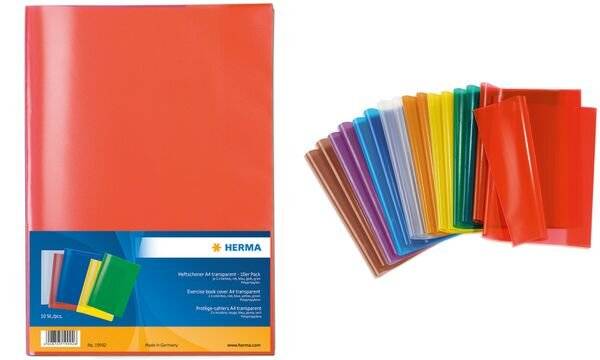 HERMA Heftschoner PP A4 transparent/farblos - Transparent - Polypropylene (PP) - Mann/Frau - 210 mm - 297 mm - 1 Stück(e-5