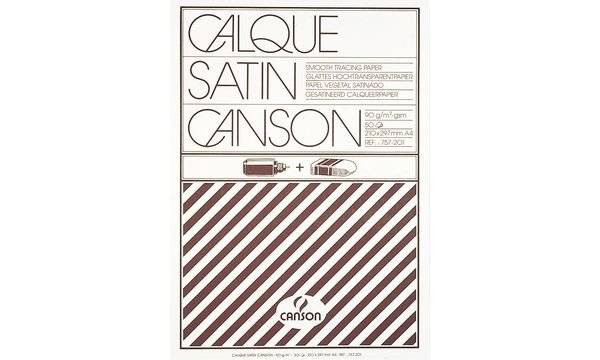 Carta Lucida Canson - A3 - 90/95 g - C200757202 (Bianco)-1