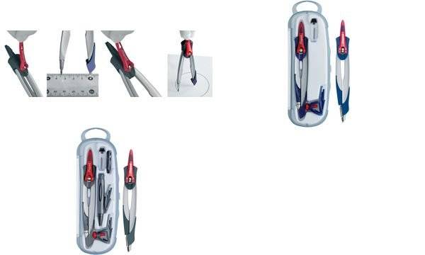 Compasso Stop System Maped - 1961007 (Rosso e Blu)