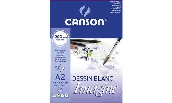 Canson Sketch Block Din A4, 50 fogli-0