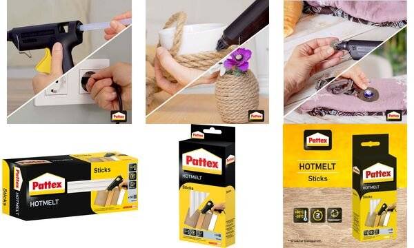 Pattex Hot Glue Sticks Hotmelt Transparent-3