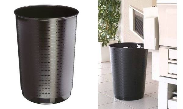 Cestino gettacarte Maxi 40 L CEP in polipropilene nero 1001330161-0