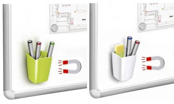 portapenne per porcini faretra con supporto magnetico anis-gn 7,8 x 7,4 x 9,5 cm verde-1