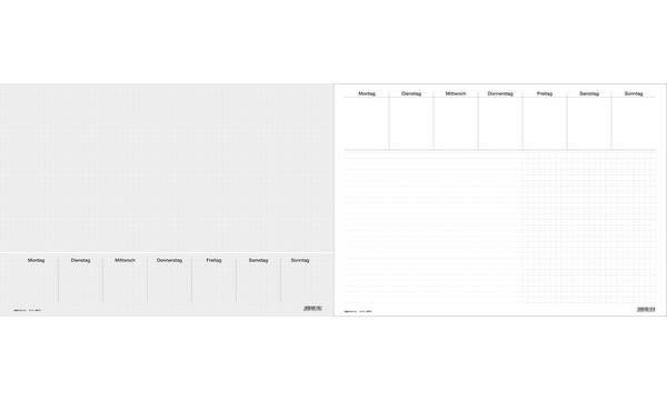 Sottomano da scrivania RNK-Verlag 60,0 x 42,0 cm bianco-1