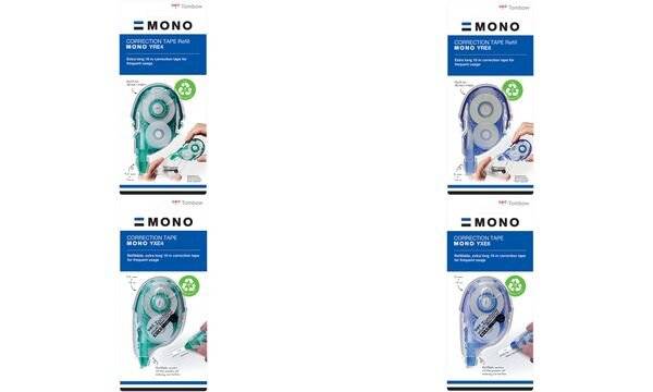 Refill per Correttore a Nastro Mono Tombow - 4,2 mm x 16 m - CT-YRE4 (Conf. 6)-0