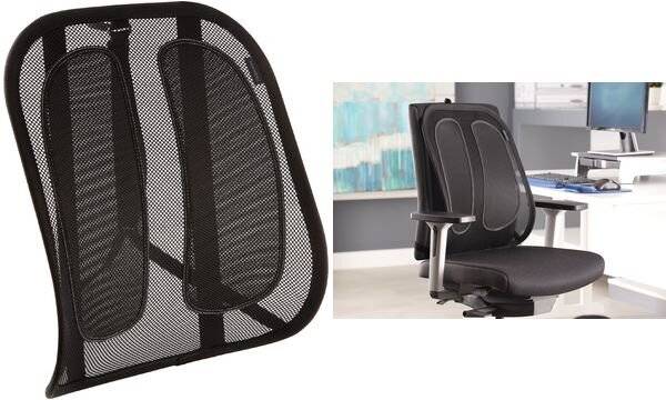 Supporto FELLOWES Office Suites™ per schiena tessuto in rete nero 50x45x16 cm 9191301-8