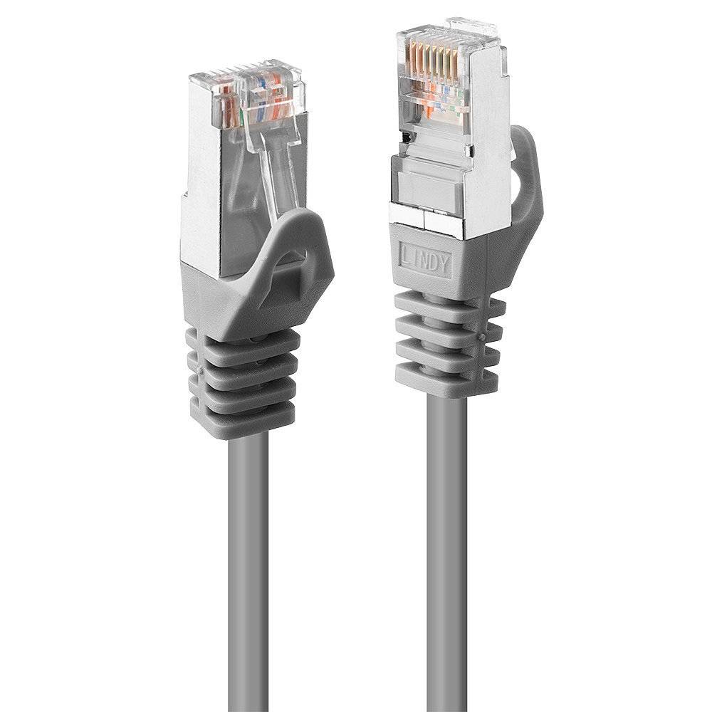 Lindy 1m Cat6 cavo di rete Grigio F/UTP [FTP] (1M-1