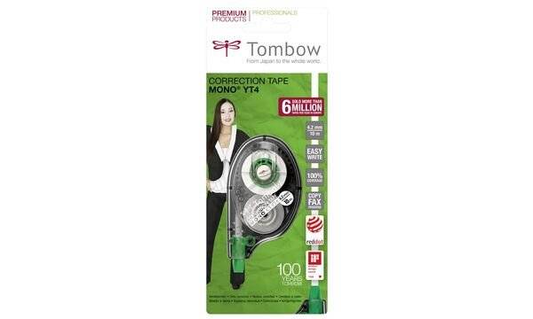 Correttore a nastro Tombow EASY WRITE TAPE bianco 4,2 mm x 10 m PCT-YT4-3