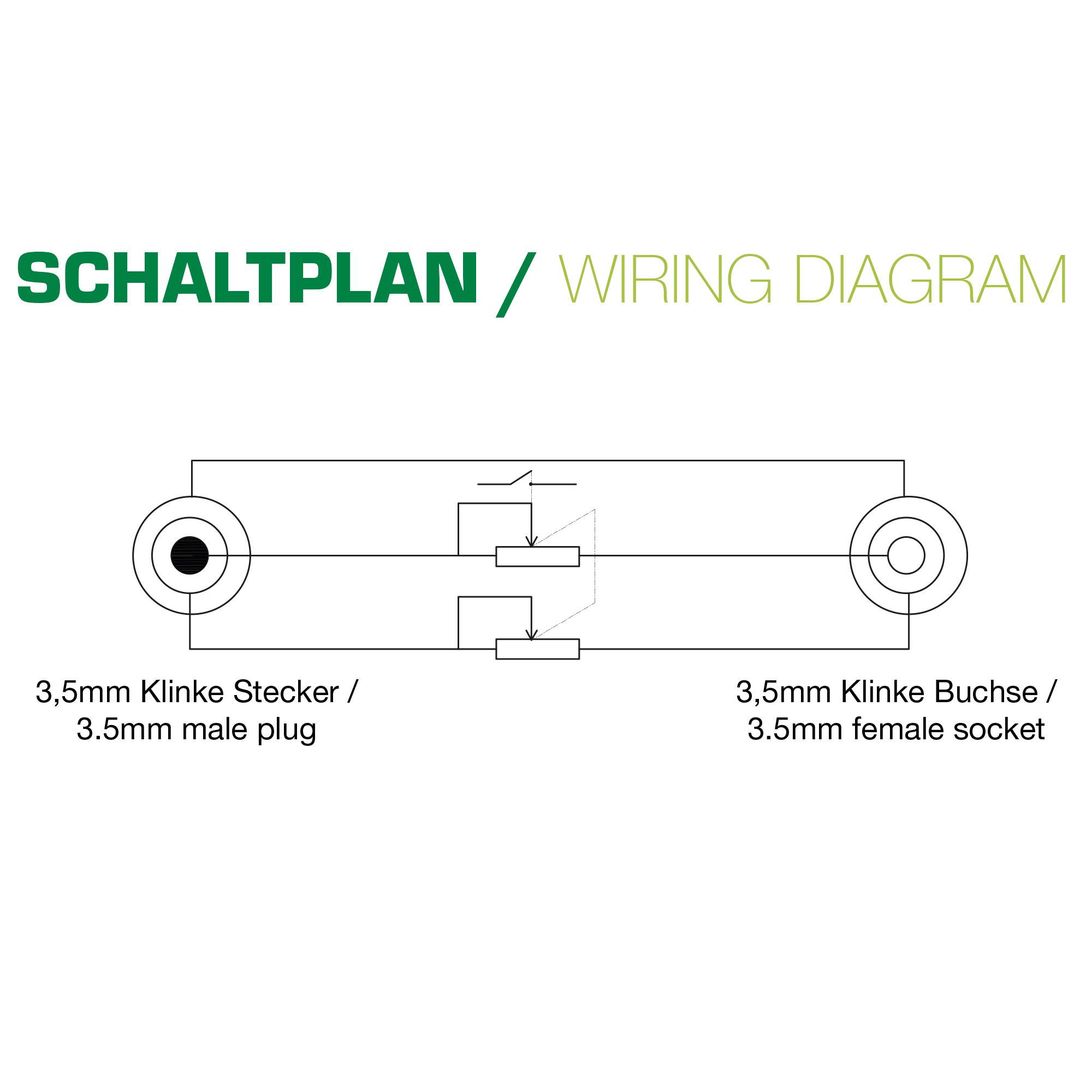 InLine Slim Audio Kabel Klinke 3,5mm ST gewinkelt / BU - mit Lautstärkeregler-1