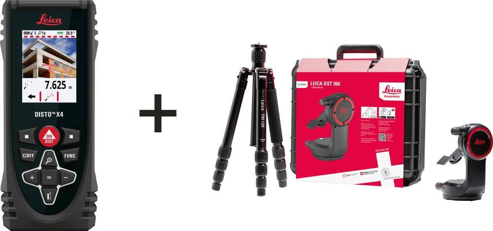 DISTO X4 kit + DST 360 Telemetro laser 150 m