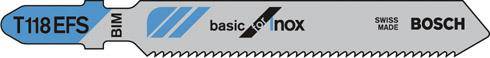 2608636497 - Lama per seghetto alternativo T 118 EFS Basic for Inox