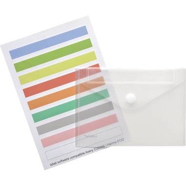 Tasche portadocumenti FolderSys DIN A4 0,2 mm trasparenti-1