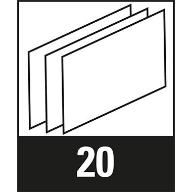 helit Hängeregistraturbox ohne Mappen grau mit Deckel für 25 Hängemappen oder 2 Aktenordner A4 (H6110198)-0