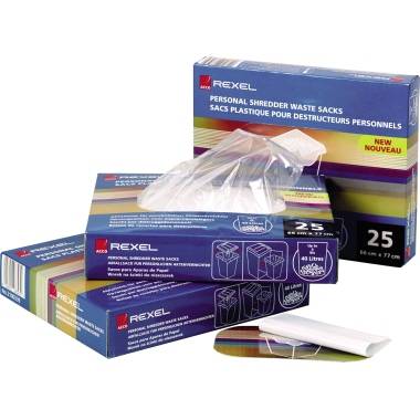 Rexel 40095 175 Litre Wide Entry Shredder Waste Sacks Pk of 100 [AS3000BAGS]-2